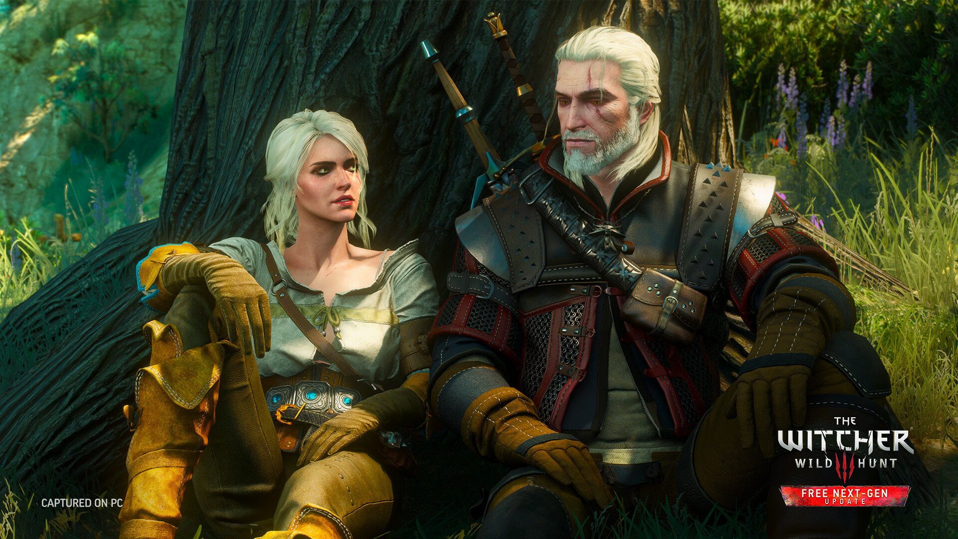 Una escena de combate en The Witcher 3: Wild Hunt Remastered.