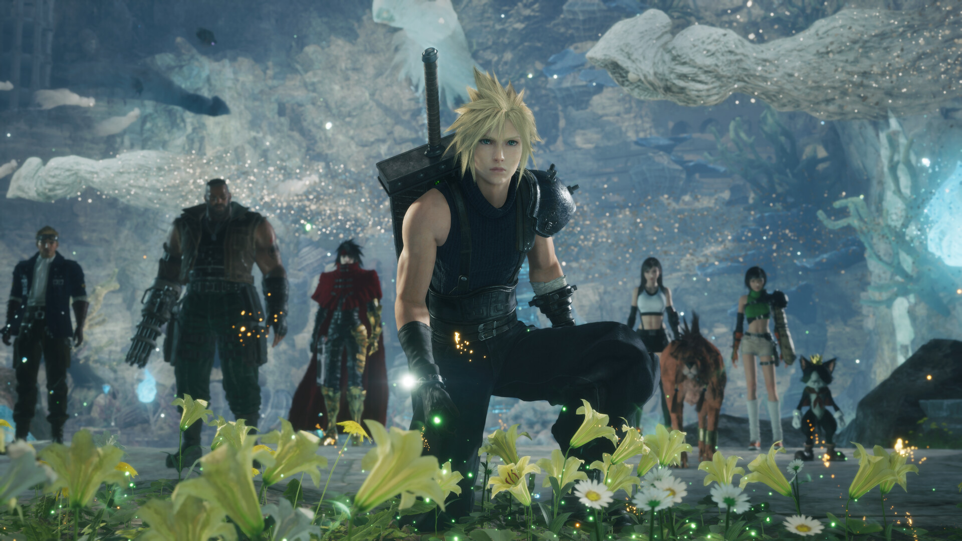 Uno de los combates contra las Armas mostrados en el tráiler de Final Fantasy VII Revelation.