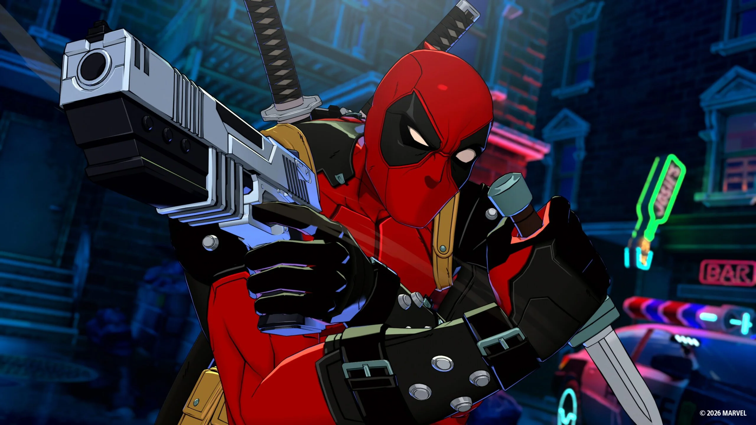 Cada movimiento de Deadpool funciona como una cita a la historia de los fighting games